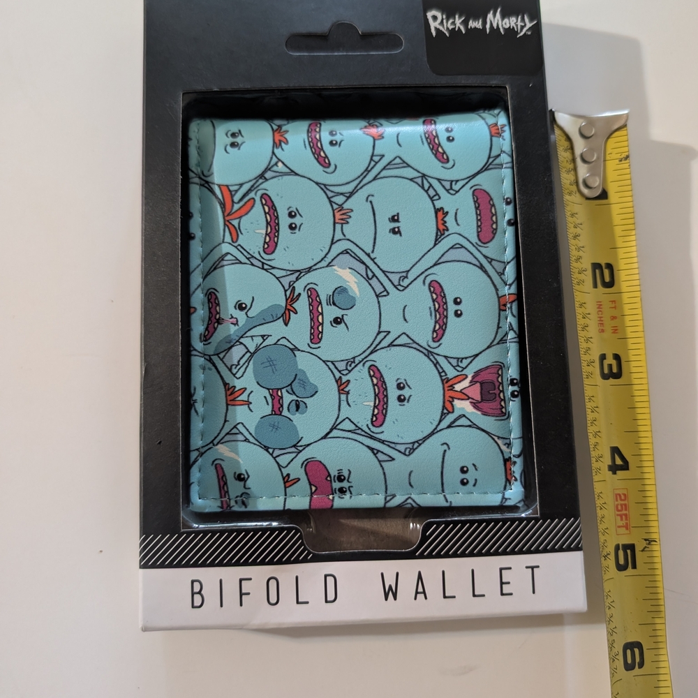Bioworld Rick and Morty Wallet with Black Design